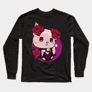 Sexy Gothic Cat Long Sleeve T-Shirt